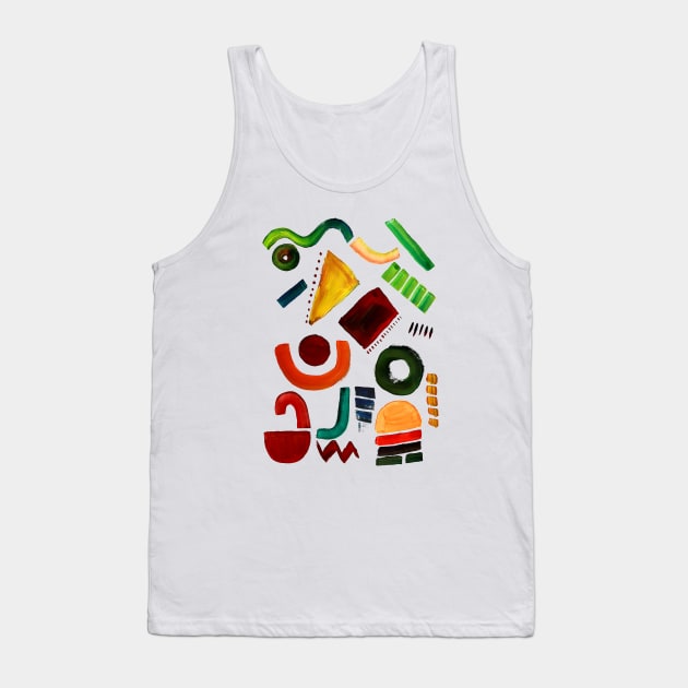 Simple shapes Tank Top by bestree